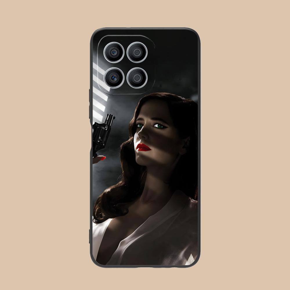 Eva Green Matte TPU Mobile Phone Case for Honor 90 80 70 60 50 30 20 10 9 8 7 Pro S SE Lite 5G Colorful Printing Cover