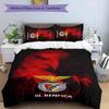 3pcs B-Benfica Design Cover Set - HD Printed Bedding with 1 Cover and 2 Pillowcases - Perfect for Home and Dorm Decor