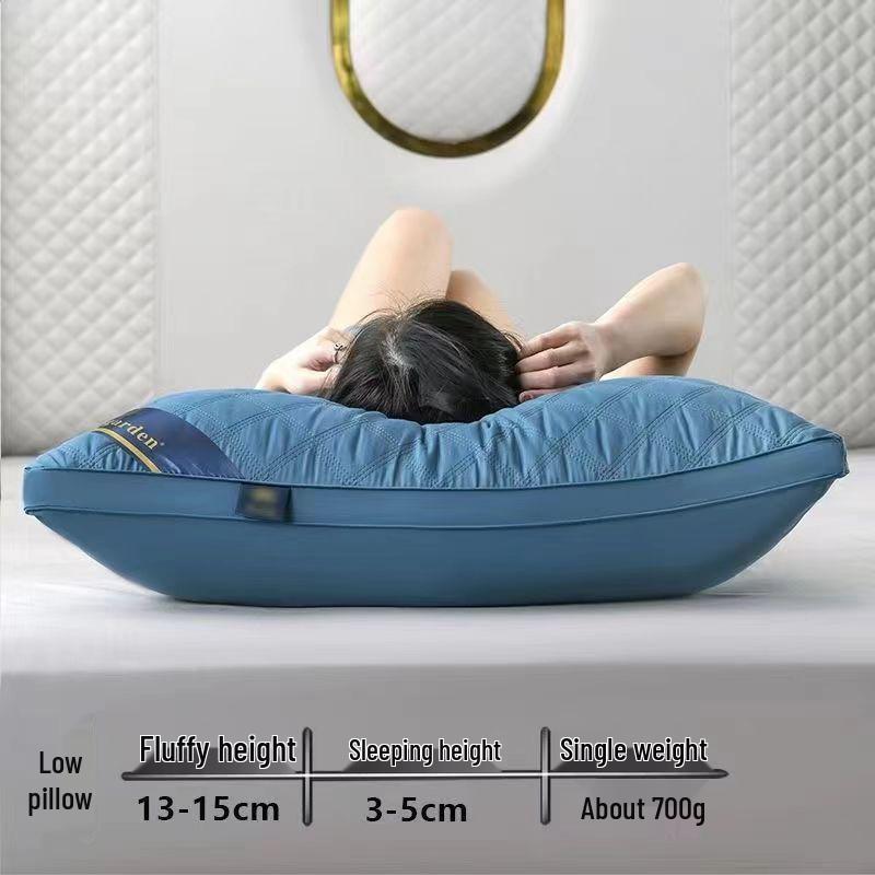 Feather Velvet Soft Pillow Set - Two-Pack for Adults