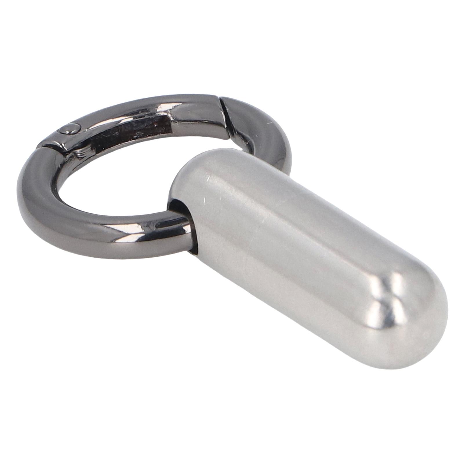 

2PCS Portable Capsules Case Stainless Steel Airtight Keychain Capsule Container Outdoor Storage Bottle for Hiking Travel