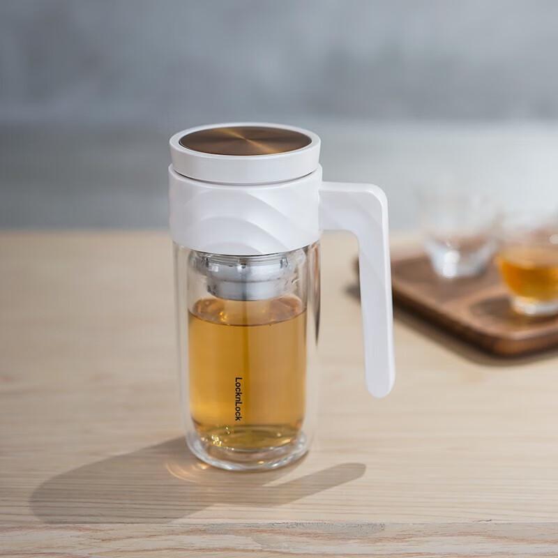 LOCK&LOCK Heat-Resistant Double-Layer Glass Tea Cup