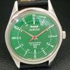 HAND-WINDING VINTAGE HMT JUBILEE INDIAN MENS GREEN COLOR DIAL WATCH a700120-5 R201-a700120
