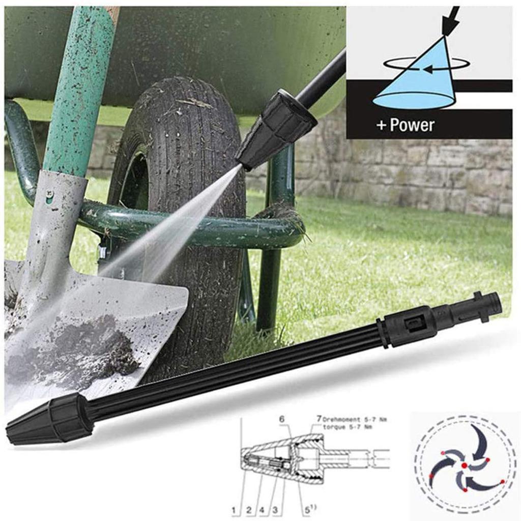 Expandable Replacement Spray Guns The Spray Gun Is Expandable And Features Powerful Turbine Rotation For Cleaning The Spray Gun