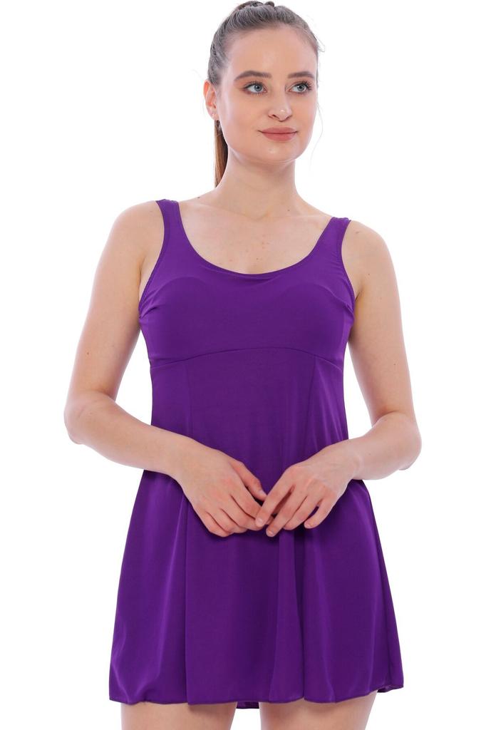 Women's Style Big Size Swimsuit Plus Size Flexible Dress And Shorts Swimsuit