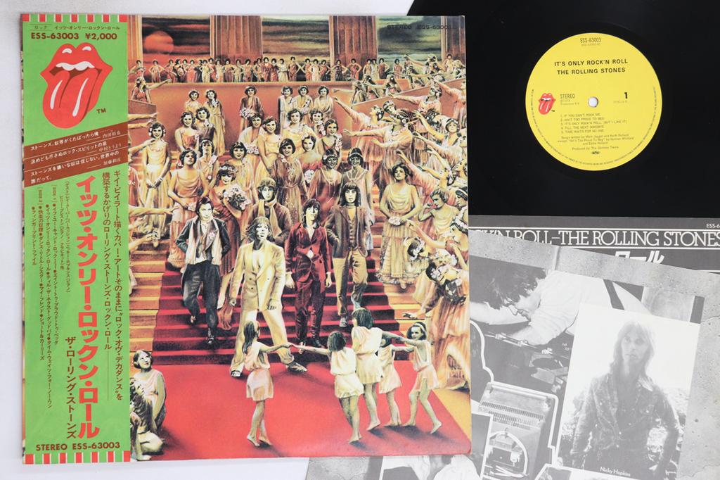 LP Record ROLLING STONES - It's Only Rock'n Roll ESS63003 ROLLING STONES 1979 Japan Obi Rock Used