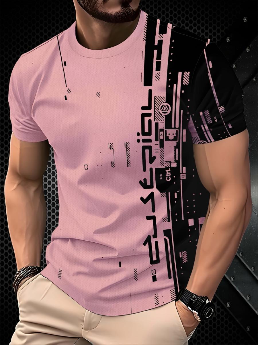 

Модная полосатая одежда с коротким рукавом, повседневная мужская одежда, простая свободная мужская футболка, топ, дышащая мужская одежда 6XL