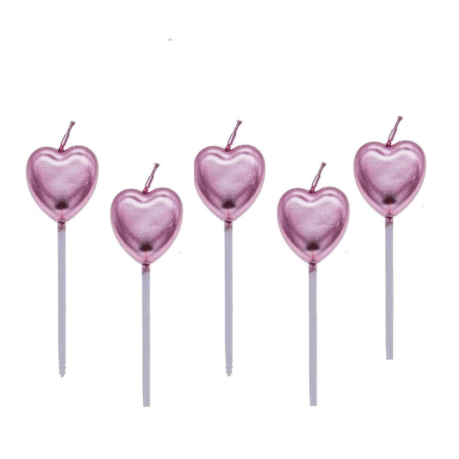 @ Party Decoration Heart Candle Rose Gold MJ-816-60%OFF