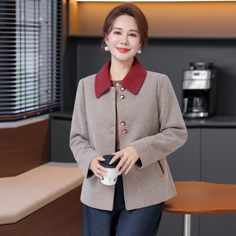 Momo Mama Women's Elegant Short Autumn/Spring Coat