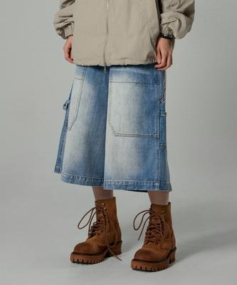 IDWS Blaze Maxi Carpenter Bermuda Shorts Indigo