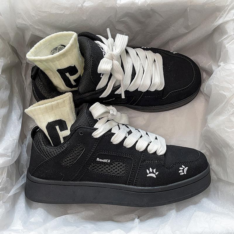 22 spring new super fire skateboard shoes student niche casual shoes couple shoes 35