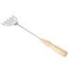 Stainless Steel Mini Wooden Handle Mix Shrimp Bait Shovel Fishing Tackle for Fisherman