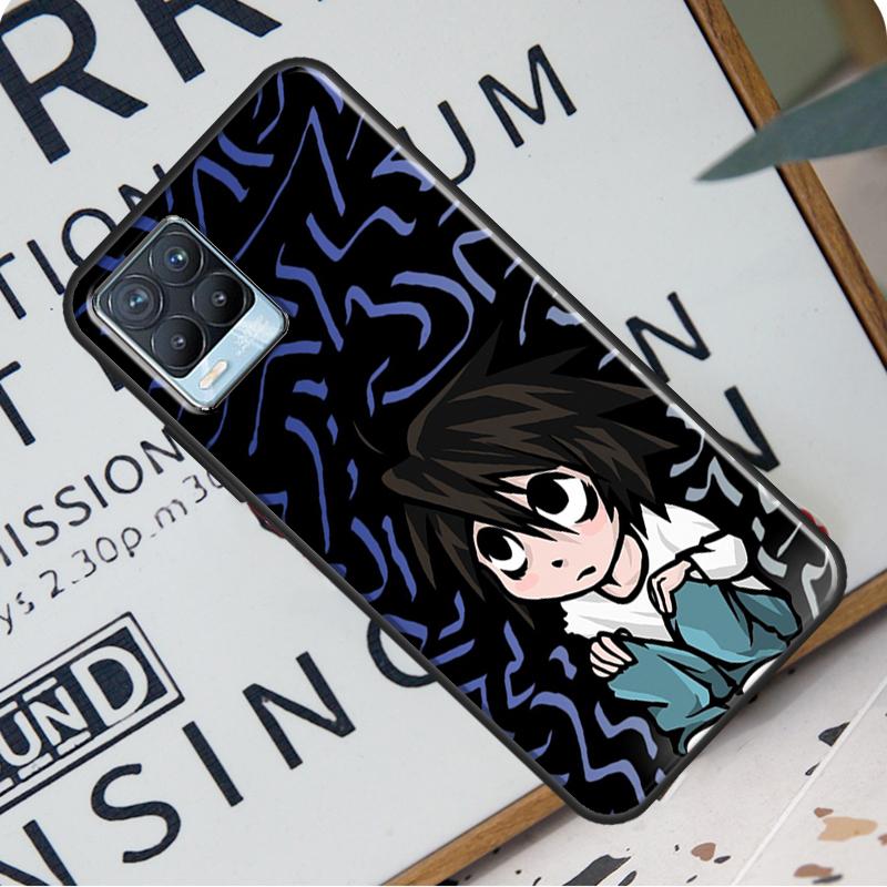 Japan Anime Death Note Case For Realme 8 Pro 8i GT Master GT Neo 2 C21 Back Cover For OnePlus Nord 2 8T 9R 9 Pro