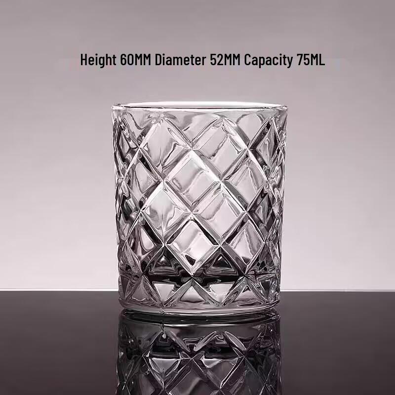 Transparent Glass Baijiu Cup - Straight Tube Design for Bars and Gifts