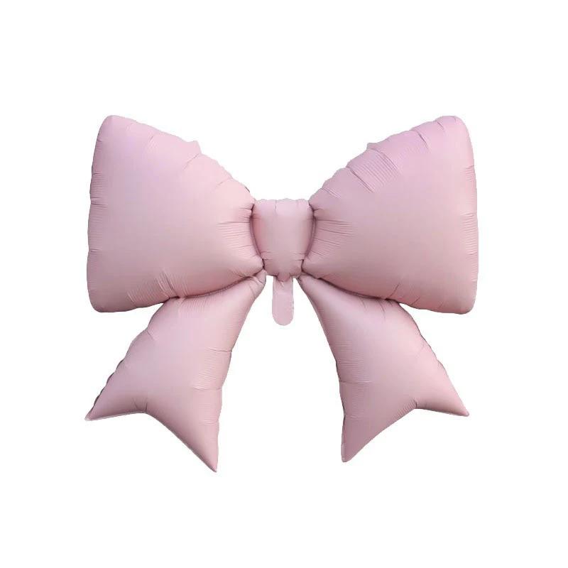 Large Size Matte Bow Aluminum Foil Balloon Christmas Birthday Party Decor Anniversary Baby Shower Photo Prop Children Celebratio