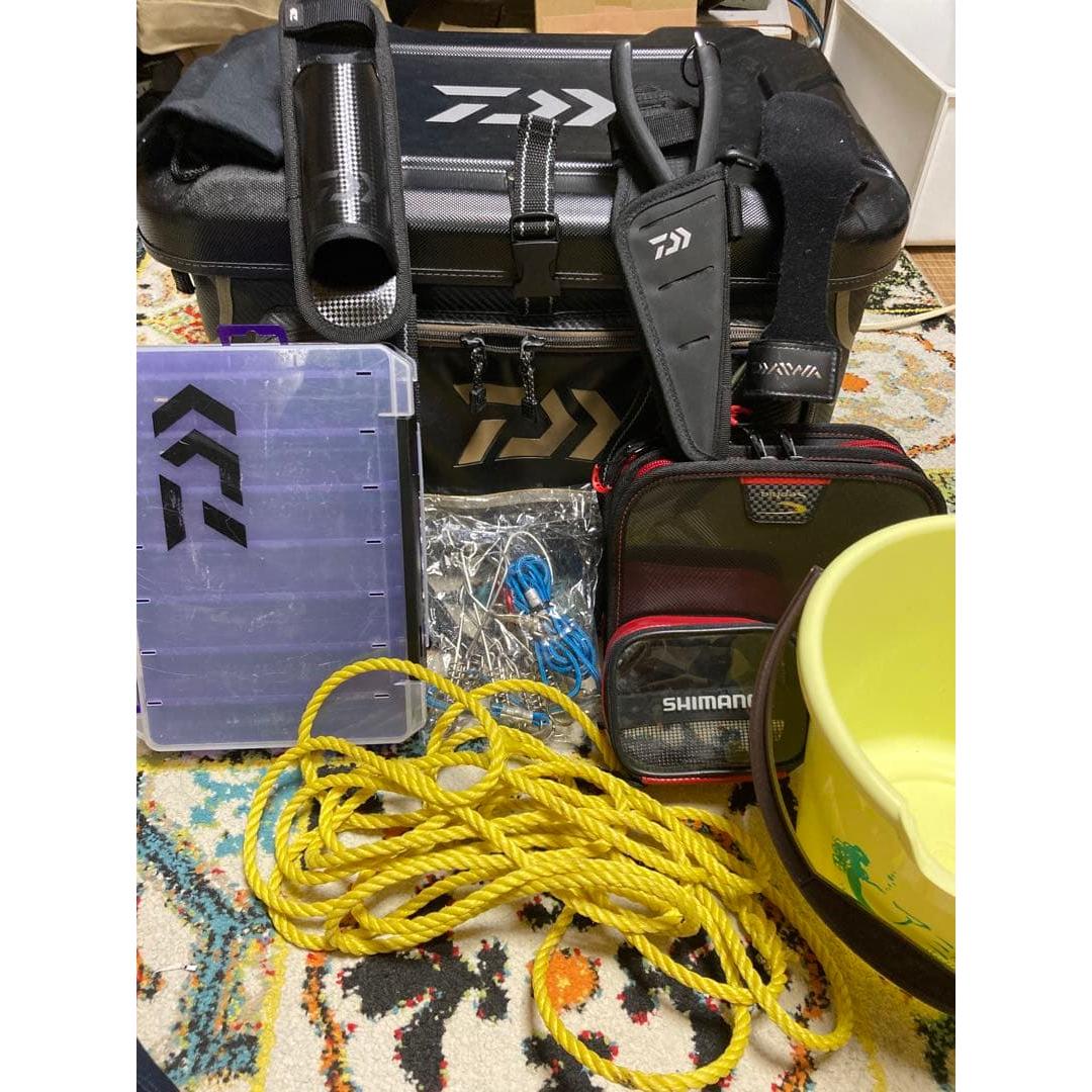 Used Daiwa Fishing Bag Tackle Bag Set