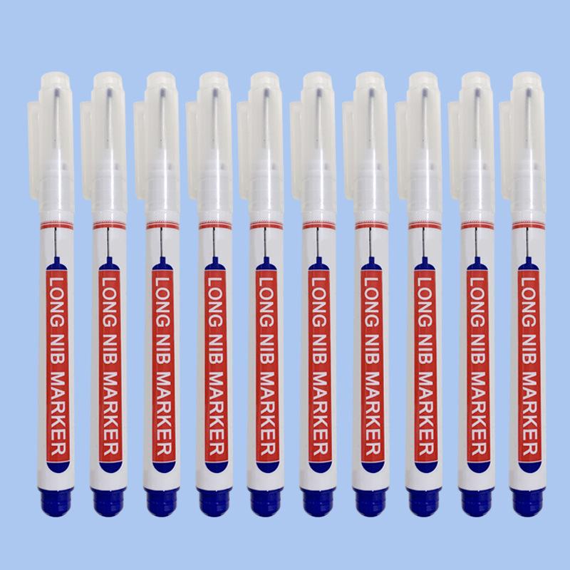 Long Nozzle Waterproof Marker for Woodworking & Tile Drilling