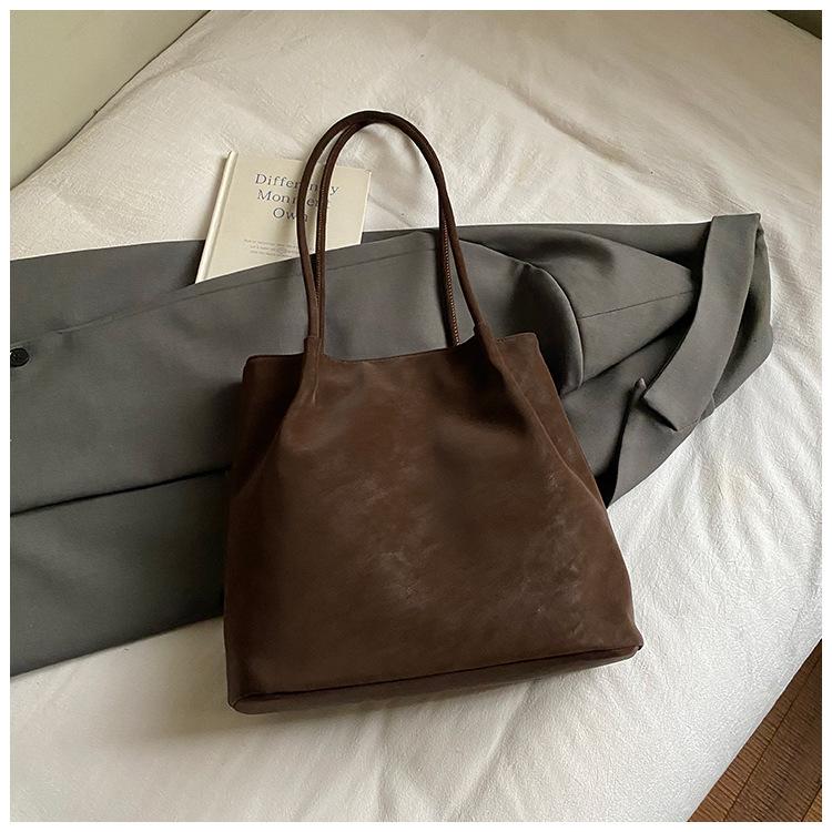 Torebka Codzienna, Niszowa Torba Tote, Torba Jednoramienna, Elegancki i Luksusowy Styl, Torba Pod Ramię do Pracy