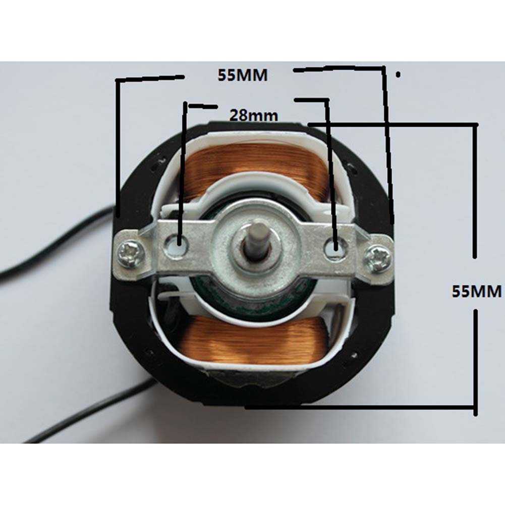 Heater Motor Long Shaft Motor Heater Repair 2400rpm CW Rotation Compact Design Versatile Application Robust Materials
