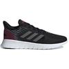 adidas Asweerun Nylon Cushioning Slip Resistant Abrasion Resistant Low Top Casual Running Shoes Men's Black Red White EE8445