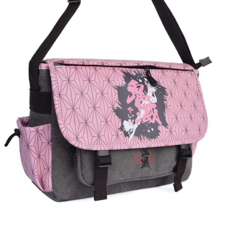 

One Piece Totoro Demon Slayer Bag With Durable Canvas For Students Nezuko