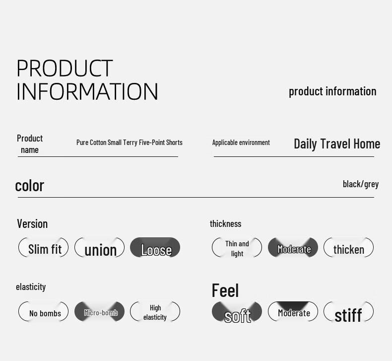 Baleno Men's Retro Print Cotton Casual Sport Shorts