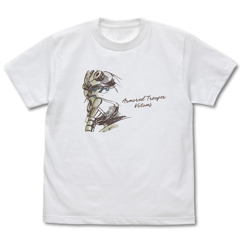 

COSPA Armored Trooper Votoms Kiriko Illustration WHITE L Size [Official] Eye-Catching T-Shirt