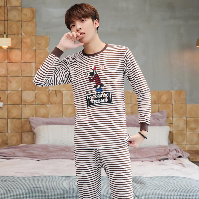 Children's Cotton Wool Thermal Long Johns Set for Boys & Teens - Medium to Large Sizes, Autumn