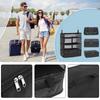 3-Layer Foldable Hanging Travel Organizer Multi-Functional Storage Bag For Clothes & Toiletries