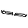 2pcs Front Fog Light Grill Left Right Glossy Black Grille Replacement for TT 8J Standard Bumper