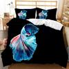 Luxury New 3D Print Underwater World Bedding Set Duvet Cover Pillowcases Twin Full Queen King Linen Sea Fish Duvet Cover Sets