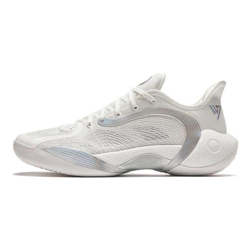 Anta Sanfenyu 2 Wang Siyu PE Men Low Top Basketball Shoes Papyrus White 912421602-2