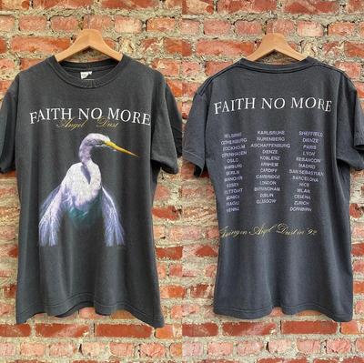 Faith No More Shirt, Faith No More Tour 92 Black  S-5XL Reprint VM9334 Unisex T-Shirt