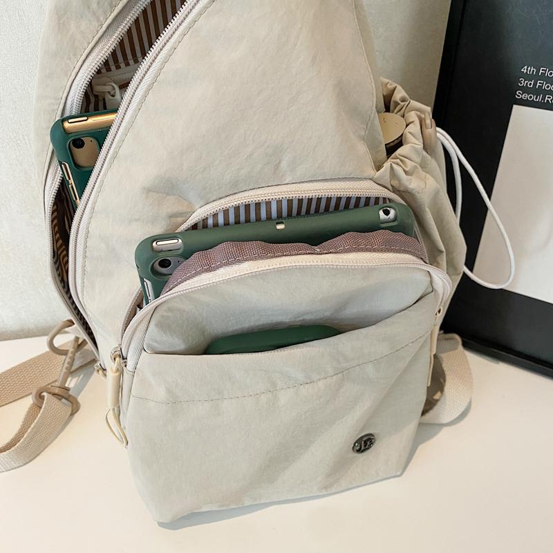 Multifunctional Chest Bag Large Capacity Travel Backpack Student Schoolbag Lightweight Travel Bag