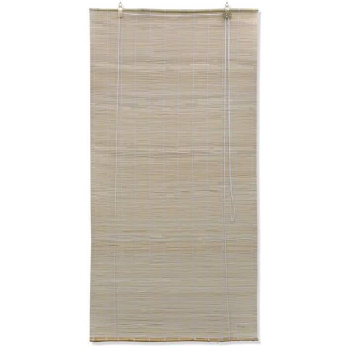 VidaXL Stores à rouleau Bambou naturel 4 pcs 120 x 160 cm