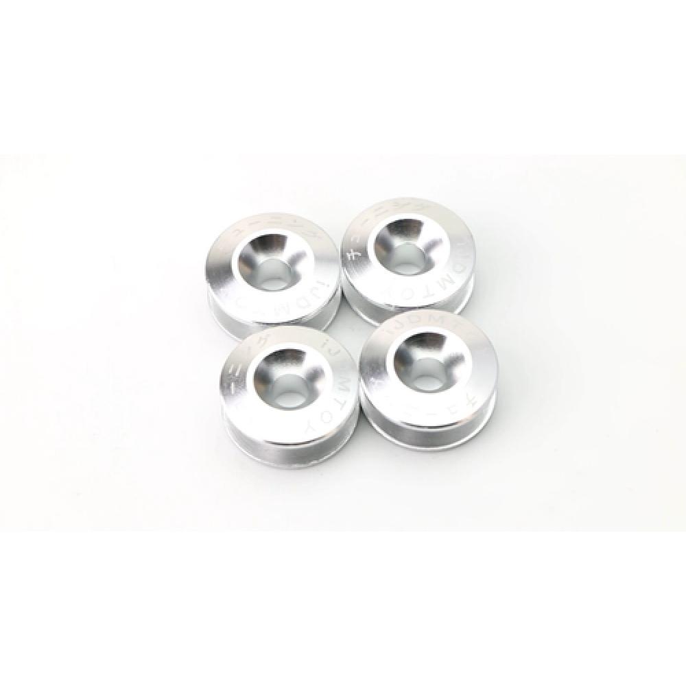 Blue JDM Quick Release Fasteners For Car Bumpers Trunk Fender Hatch Lids Kit