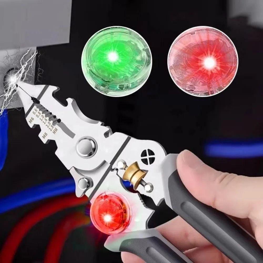 Non-slip Electricity Measurement Pliers Intelligent Wire Stripper Crimper  Appliance Repair