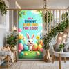 Decorative Festive Decoration Celebration Vibrant Outdoor Spring Backdrop Cheerful Easter Banner for Family Celebration