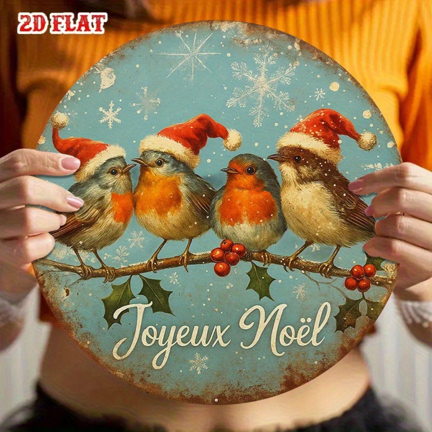 Flat 2D Metal Wall Sign