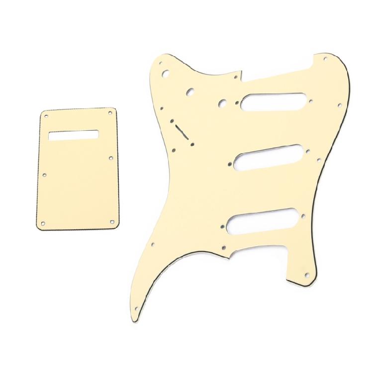 11 Holes Guitar Bass Pickguard 3Ply Scratchplate Guitar Scratch Plate 6 Strings 1