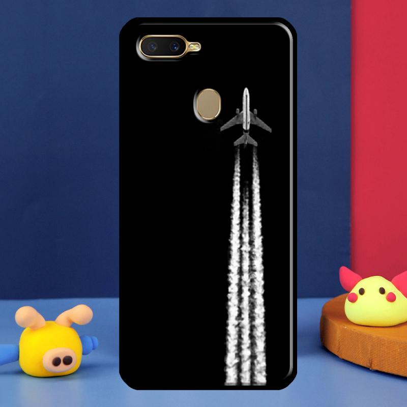 Airplane Travel For Oppo A54 A57 S A78 A58 A98 A5 A9 A91 A15 A16 A17 A52 A72 A76 A96 A74 A94 A77 Phone Case