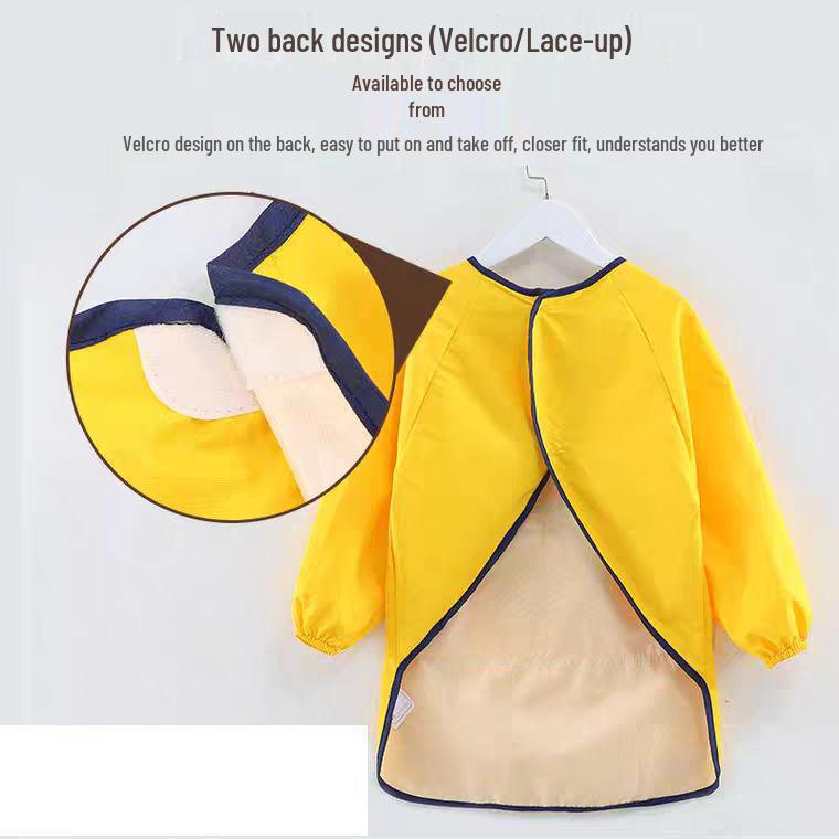 Waterproof Long Sleeve Baby Bib & Kids Painting Apron
