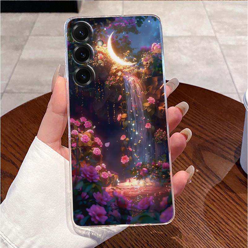 For Samsung S25 FE Case Cover Luxury Cute Rabbit Clear Soft TPU Coque Bumper For Samsung Galaxy S25FE S24 FE S25 FE Protect Case