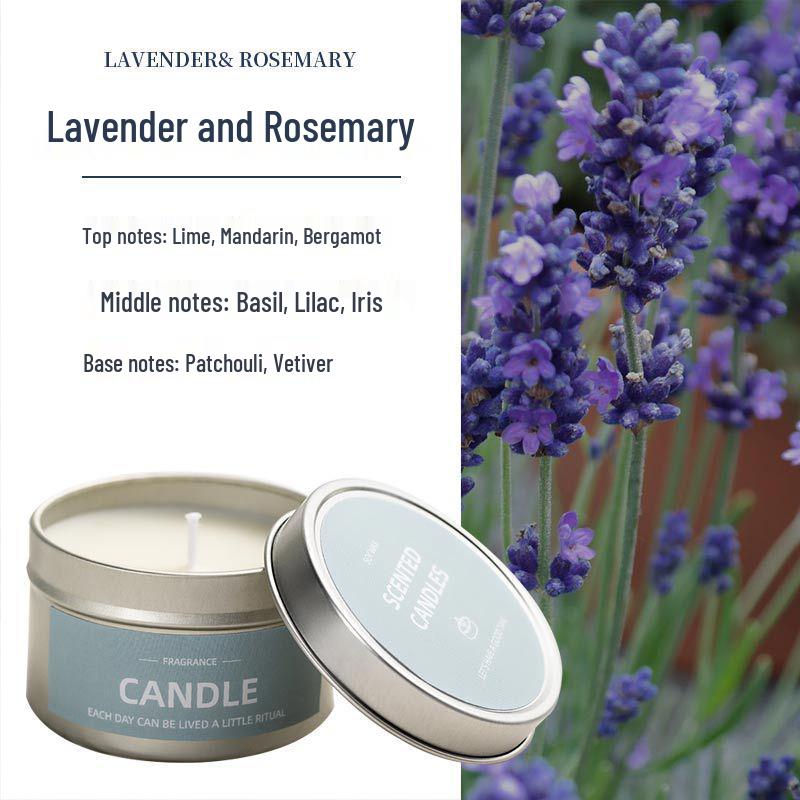Romantic Rose Aromatherapy Candle Gift Set: Calming, Long-Lasting Scent for Bedroom Relaxation and Sleep Aid.