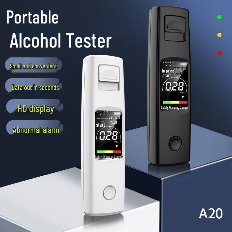 Portable Non-Contact Breathalyzer Alcohol Tester for Vehicle Use