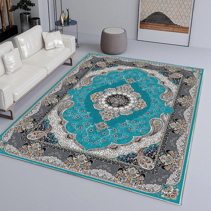 American Style Carpet Living Room Bedroom Bedside Carpet Foldable Carpet