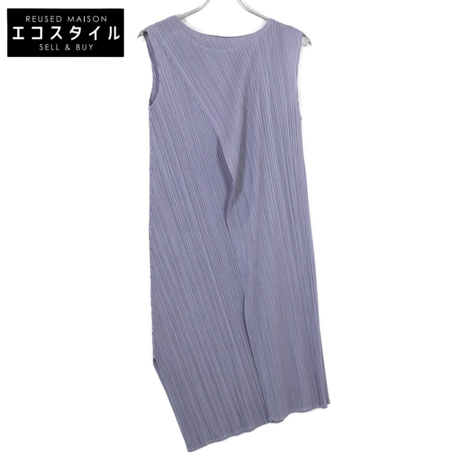 

PLEATS PLEASE PP93-JH566 19AW Light Purple Layered Dress dress 3 purpleUsed
