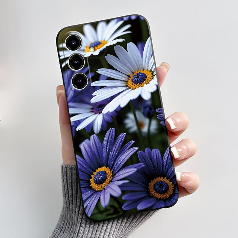 New Design Phone Case For ZTE Blade V80 Max/Nubia V80 Max Jelly Black Anti-scratch Soft Casing Colorful Rosy Cloud Pattern Shell