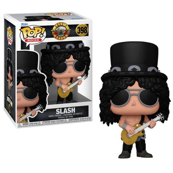 Figurine - FUNKO - Pop Rocks N° 398 - Slash - Guns N' Roses - Noir