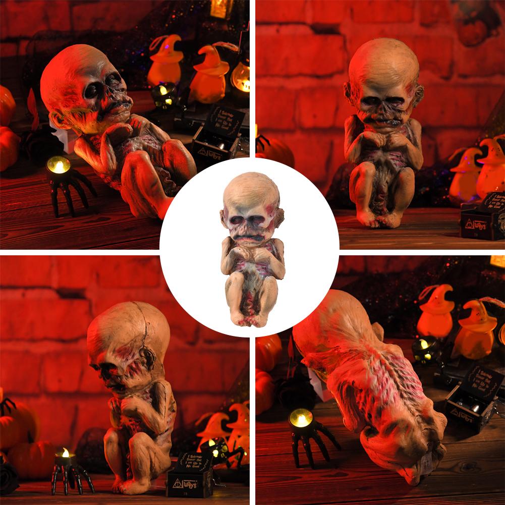 1PCS Halloween Horror Baby Doll Latex Decoration For Home Holiday Scary Party Haunted House Props Prank Durable Gift Accessories