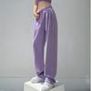 Baggy Tepláky Dámské Jarní Korejské Módní Joggery Jednobarevné Streetwear Taneční kalhoty s vysokým pasem